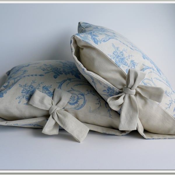 PDF Sewing Pattern Contrast Tied Cushion Cover