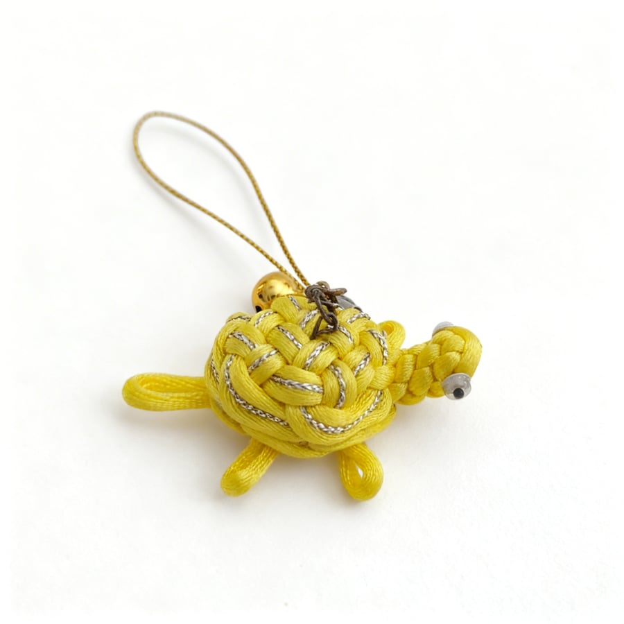 Chinese Knot Miniature Turtle Bag Charm (Small)