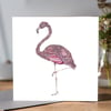 Beautiful Flamingo Greeting card