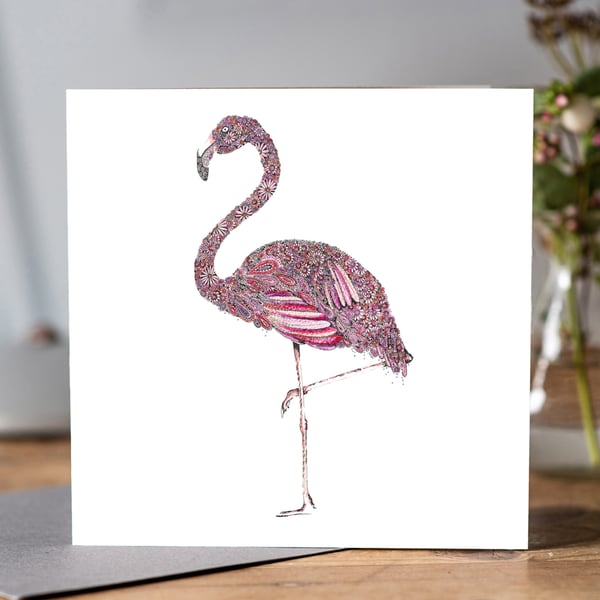 Beautiful Flamingo Greeting card