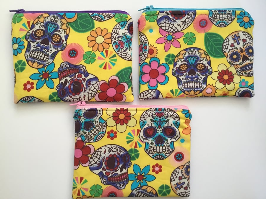 Sugar Skulls Small Purse 