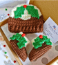 Christmas Pudding Baby Hat and Bootie Set - Image 2
