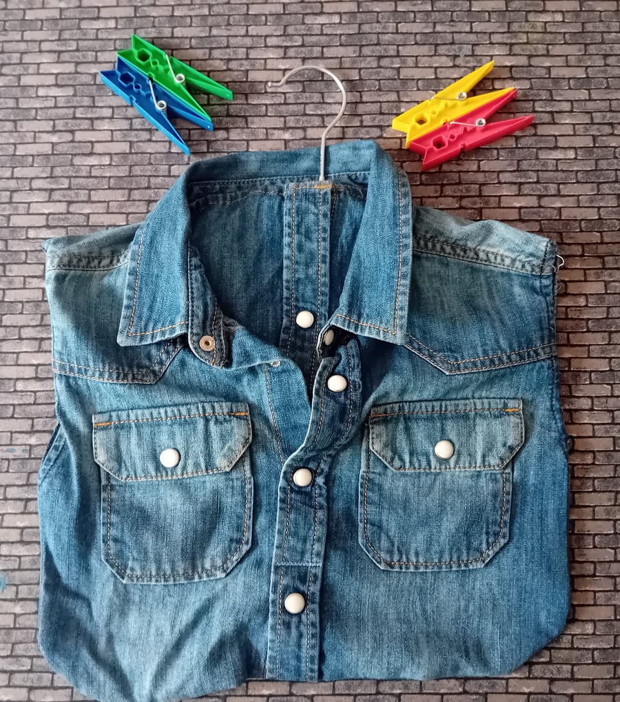 Denim Shirt Peg or Storage Bag