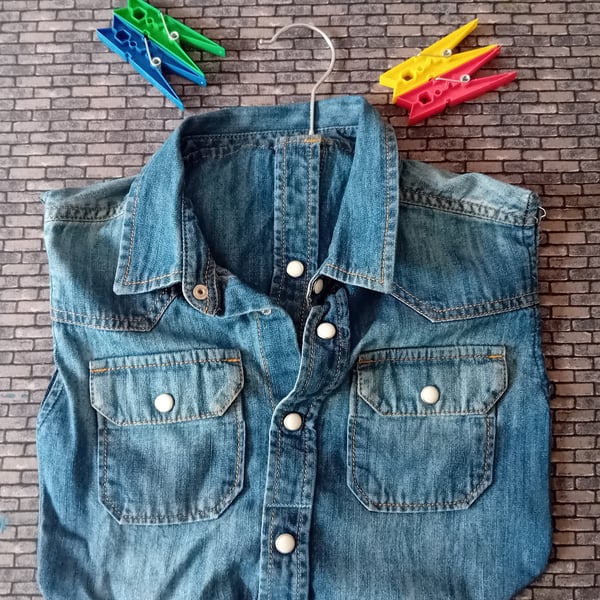 Denim Shirt Peg or Storage Bag