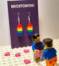 Lego Rainbow Earrings - Image 3