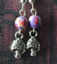 Toadstool earrings magical woodland themed - Image 5