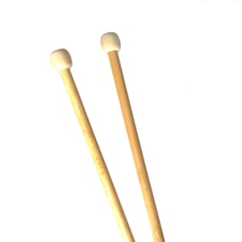 Bamboo Knitting needles 6.5mm x 35 cm long 