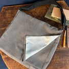 Messenger Bag Recycled Suit Jacket 