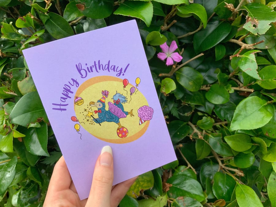 Dodo Party Birthday Card