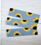 Hand Painted Sunflower Bookmark 