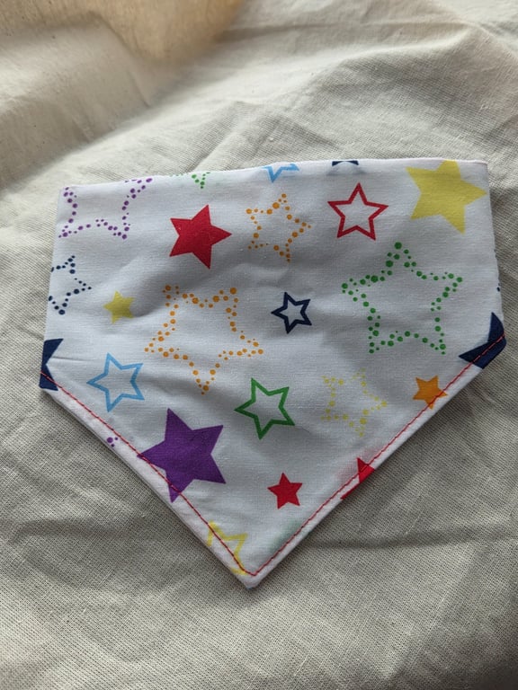 Elasticated slip-on Dog Bandana - Size S-M