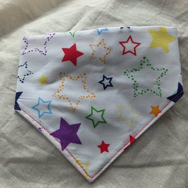 Elasticated slip-on Dog Bandana - Size S-M