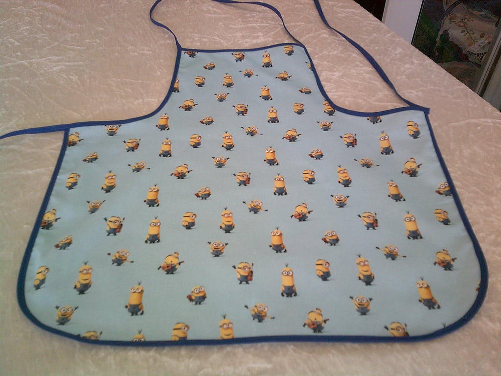 Minions on Pale Blue Baby Apron