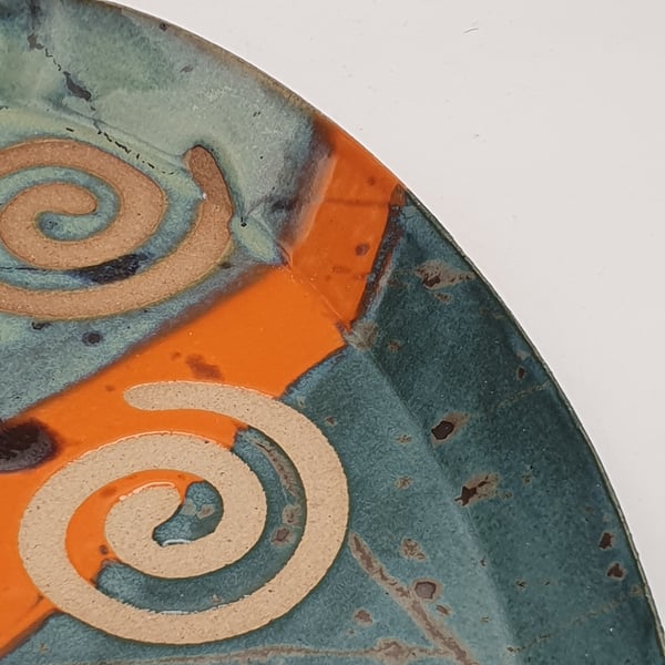 Stoneware oval plate