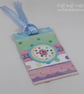 Pack of 4 handmade gift tags in pastel colours - Image 3