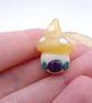 small glass toadstool house - Image 4