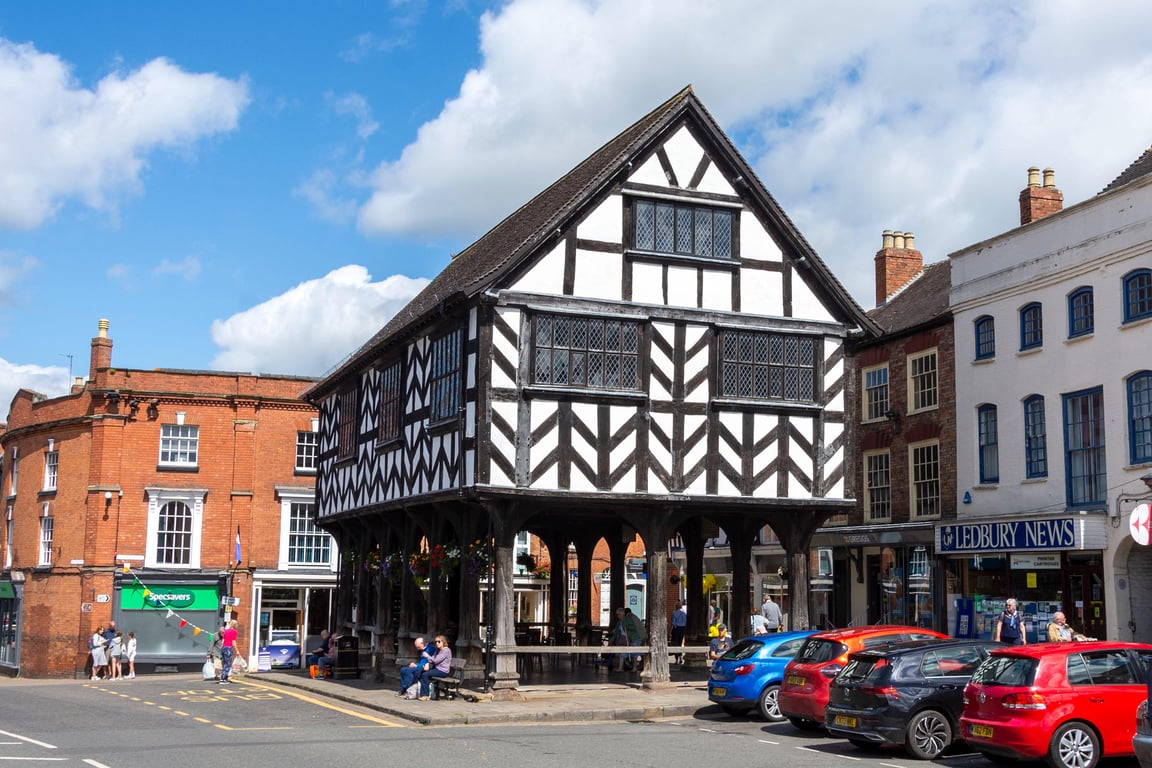 Ledbury market house print