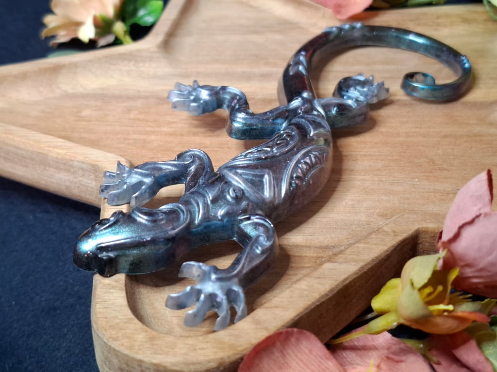 Chameleon gecko wall art