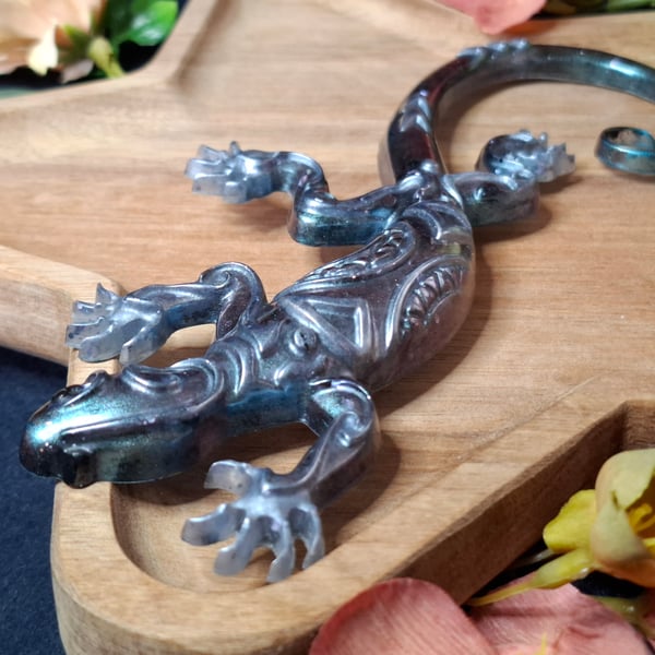 Chameleon gecko wall art