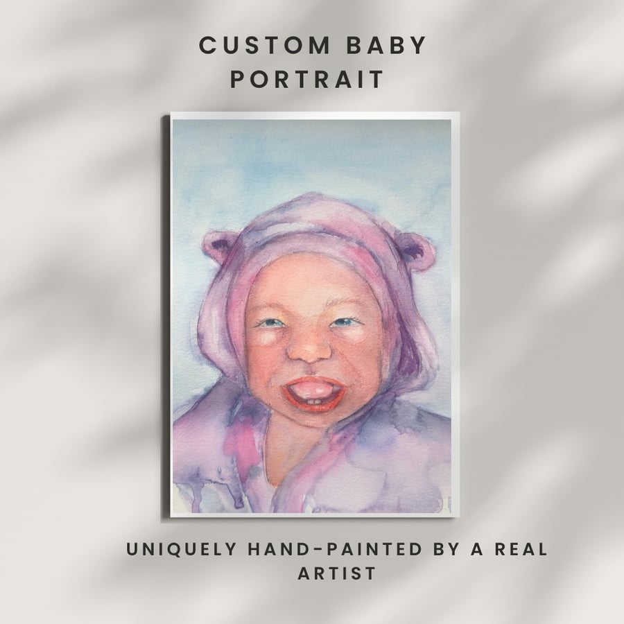 Custom baby portrait