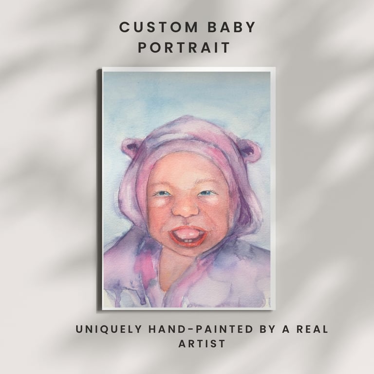 Custom baby portrait