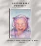 Custom baby portrait