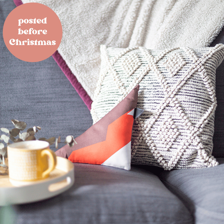 Decorative Cushion - Festive Robin