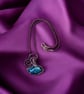 Oxidised Copper Blue Laboradite Pendant Necklace - Gift Boxed - Image 4
