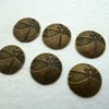 bronze dragonfly coin charms