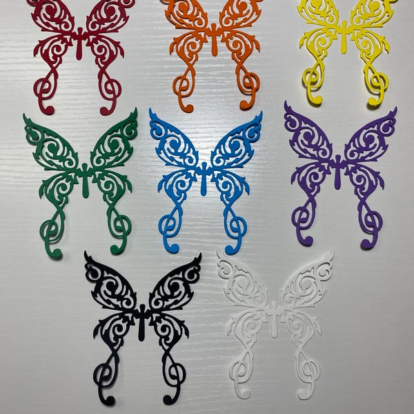 Rare Butterfly Die Cuts Card Toppers Embellishments Handmade Card Making