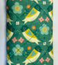 Velvet lined glasses case pouch, Set 2 green - Image 3