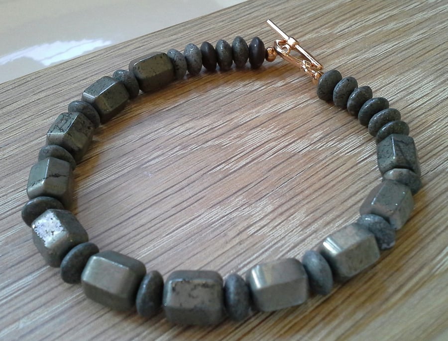 Men's Pyrite Bracelet