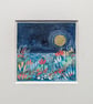 Golden Moon - Original miniature. Mounted - Image 3