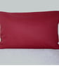 Tempur Travel Pillow Cover Burgundy 16"x10" 16x10 - No Zip Maroon Wine Red - Image 2