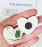 Sea Glass Bird Keepsake - Handmade Coastal Hanging Decoration or Fridge Magnet - Image 6