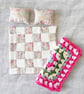 Heirloom Quilt bedding set for dollhouse - Image 3