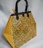 Golden Leopard Print - Retro 1950s handbag Style Keepsake Gift Box  - Image 2