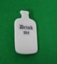Small porcelain bottle brooch - Image 2