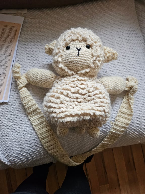 Cute and Cussly Steve The Sheep bag