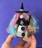 Rainbow Witch Doll Decoration, Witchy Decor 