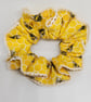 Yellow Bee Scrunchie