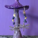 Dragonfly earrings 