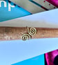 Gold Tone Solid Brass Spiral Rings - Adjustable - Image 4