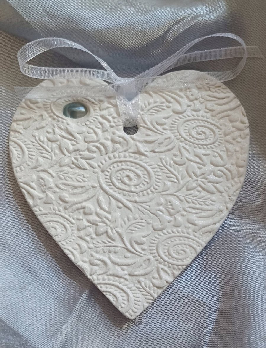 Handmade Clay Heart