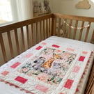 Hand Quilted baby play-mat "Rumble In TheJungle