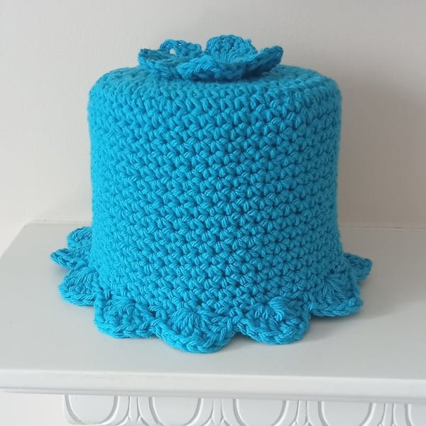 Ocean Blue Toilet Roll Cover