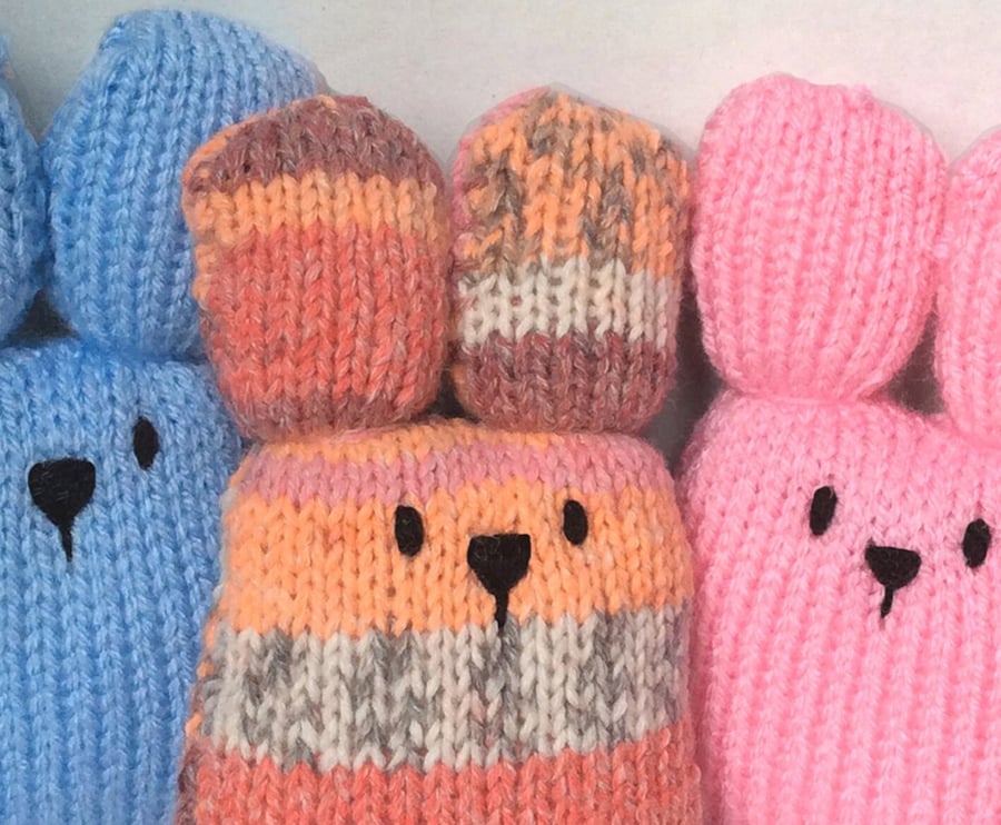 Mini Easter Bunny Knitting Pattern