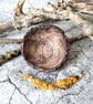 Bird Nest Sculpture, Rustic Clay, Mini Trinket Dish, Wabi-Sabi Bark Bowl - Image 10
