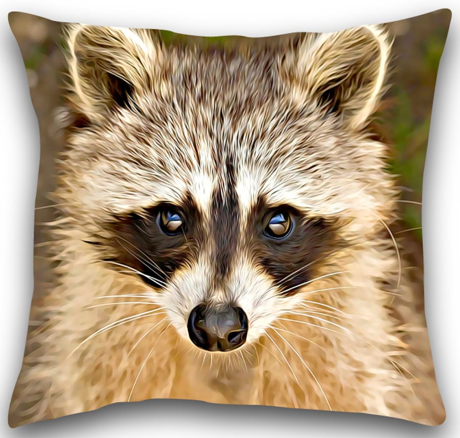Racoon Cushion Racoon cushion cover