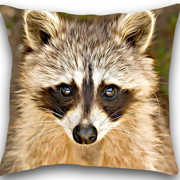 Racoon Cushion Racoon cushion cover